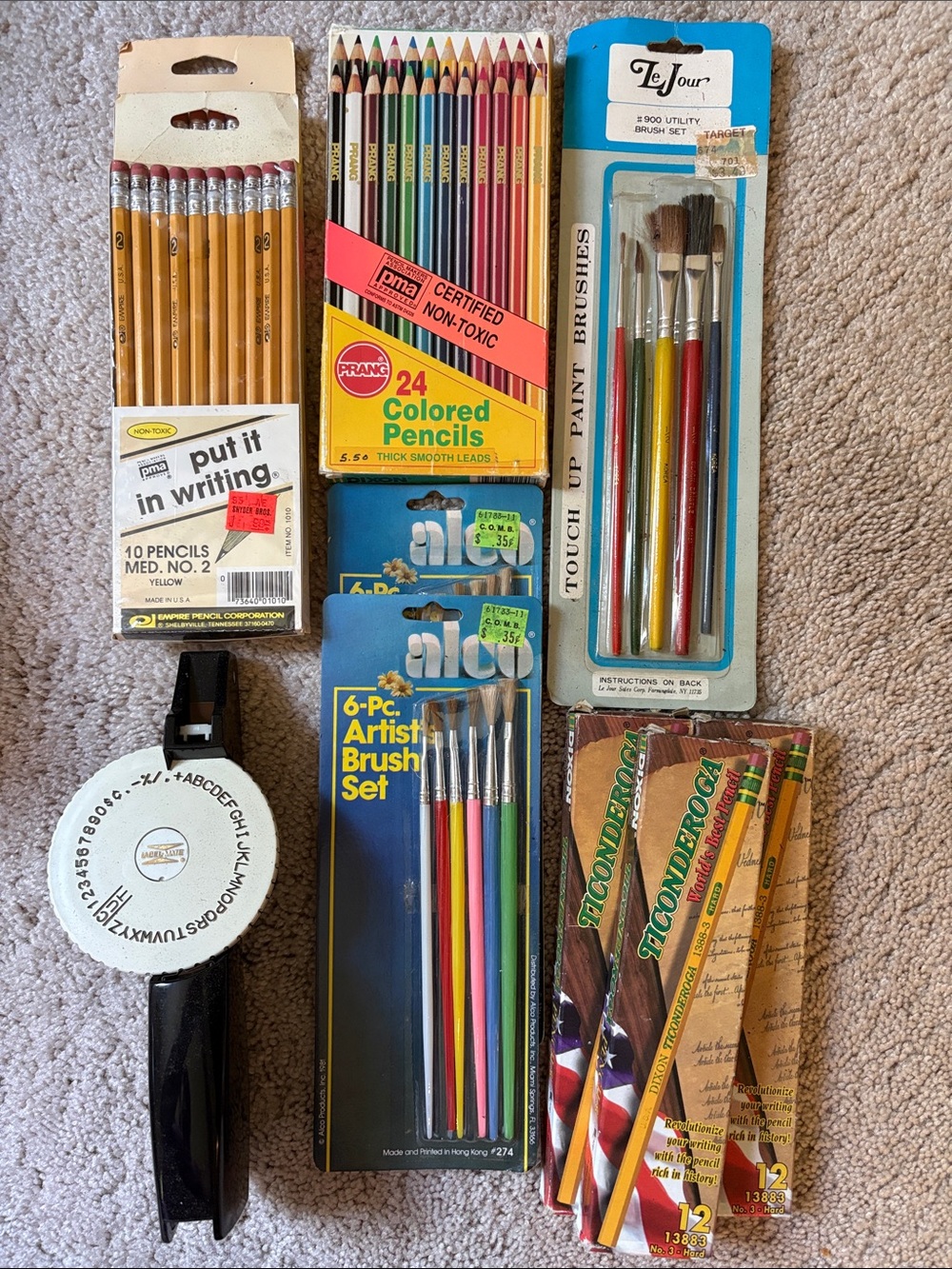 Vintage 1980s/1990s Art Supply Lot